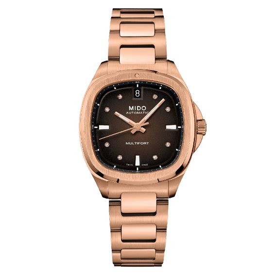 Orologio Mido Donna MULTIFORT TV 35 in Acciaio placcato oro rosa M049.307.33.296.00 - M049.307.33.296.00